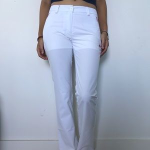 White Adidas Golf Pants